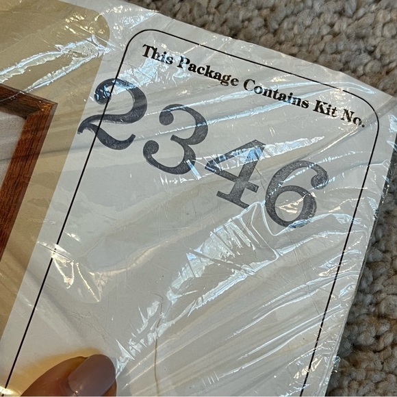 NEW 1988 Creative Circle Embroidery Kit 2346 Canada Goose 13”x13” Sealed Package - Picture 3 of 6